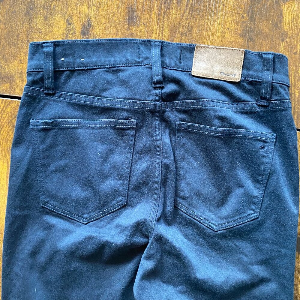 Madewell 9″ High-Rise Skinny Black Jeans Pants Size 25 Stretch Denim - Picture 6 of 7